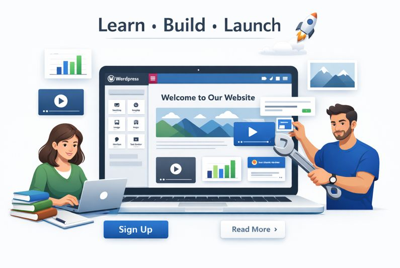 wpseva - Learn WordPress & Build Professional Website Without Coding